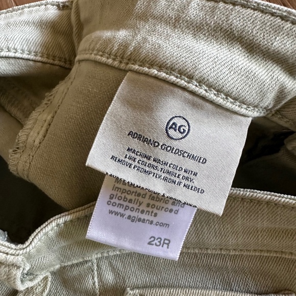 AG Farrah Ankle Seamless High Rise Skinny Ankle Jeans in SULFUR NATURAL AGAVE - Picture 8 of 13